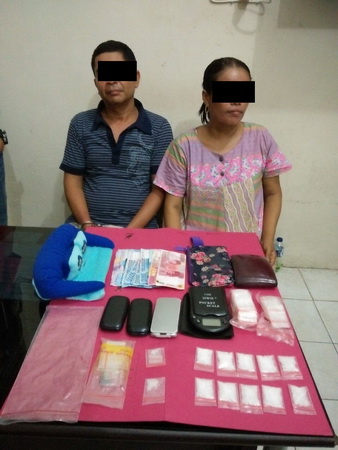 Jual Belasan Paket Shabu, Pasutri Ini Dicokok Polres Kampar